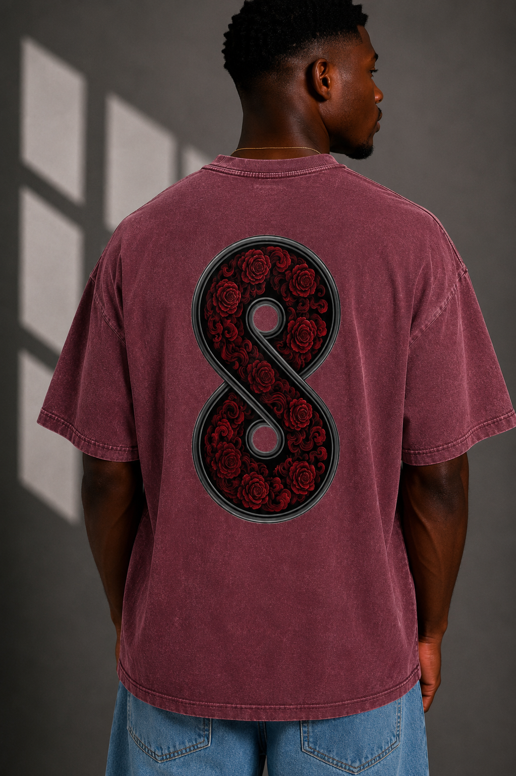 Permanent | Unisex Washed Roses T-Shirt